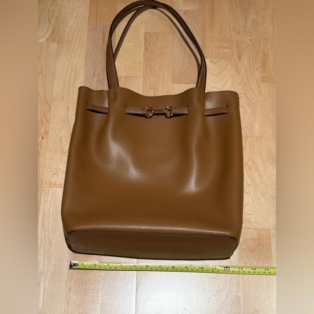 Michael Kors brown leather tote bag - Picture 7 of 11